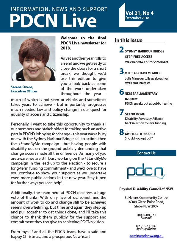 PDCN Live - December 2018 cover image