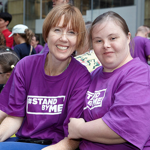 People at Stand By Me rally, February 2019