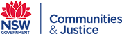 NSW Department of Communities and Justice logo